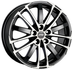        Ats X-Treme 18/8 ET35 Racing black front polished |  WHS059938